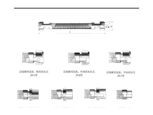 金属软管 - 规格尺寸参数